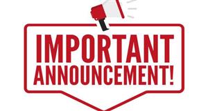 important announcement 